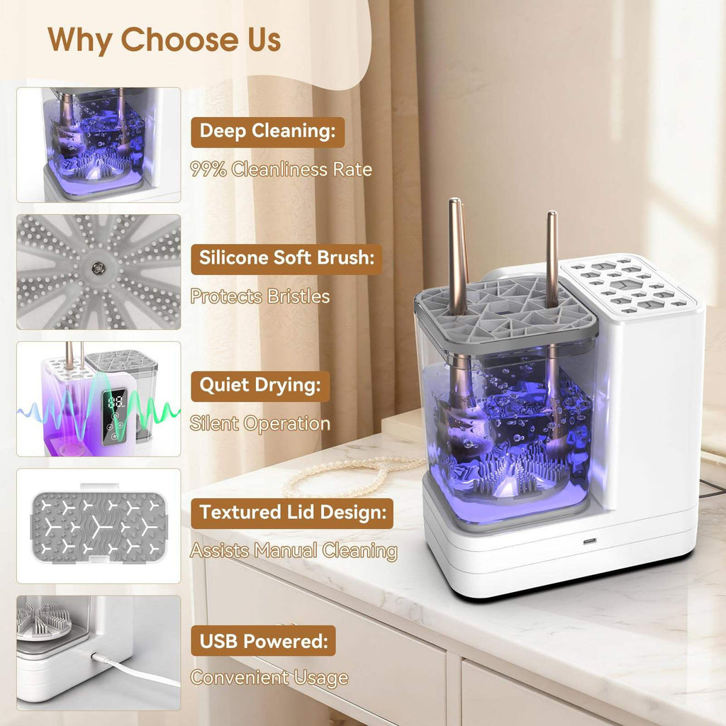 Electric Makeup Brush Cleaner