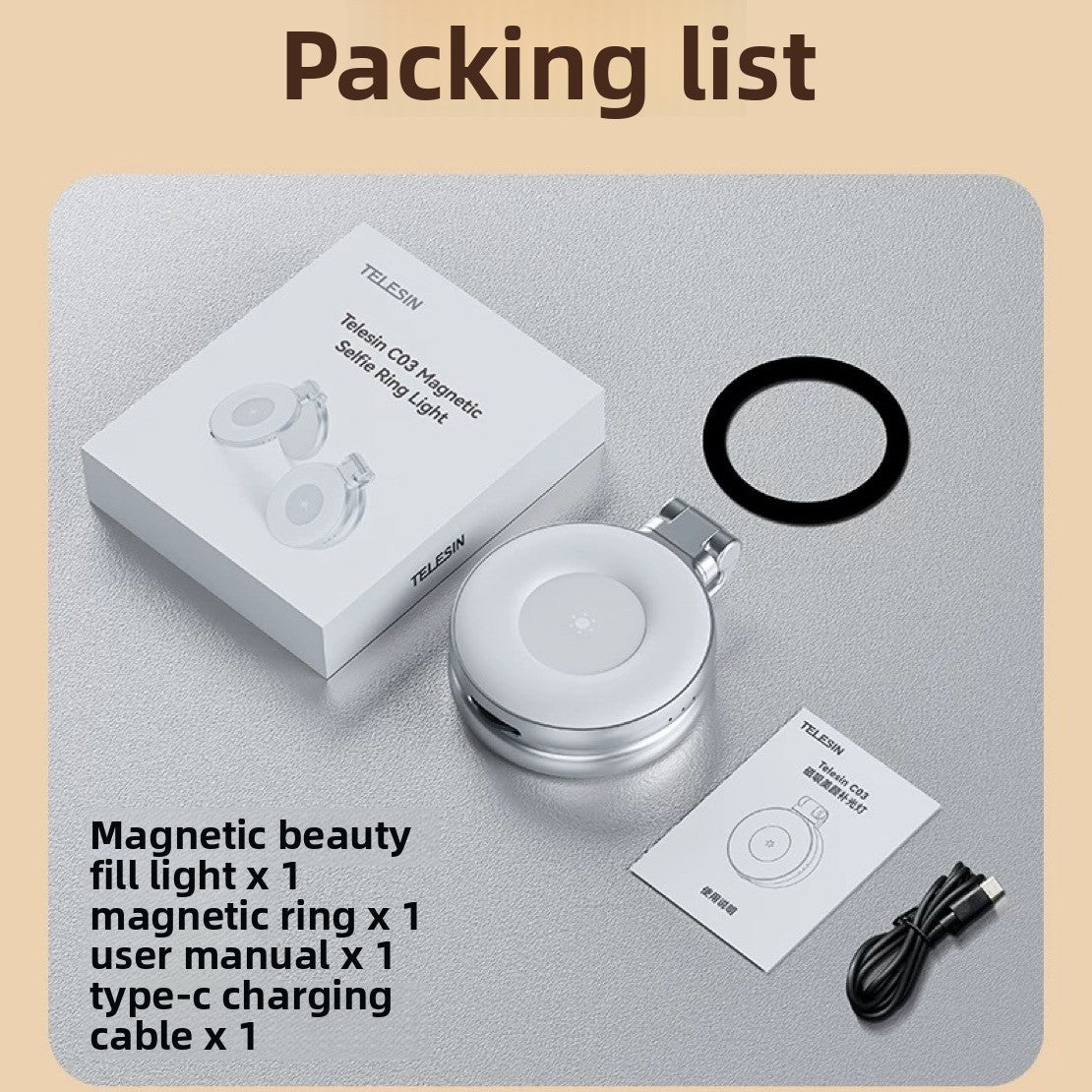 Travel Ring Light