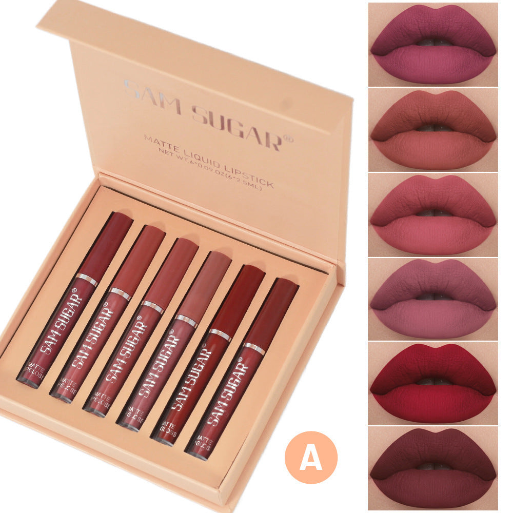 Velvet Palette Matte Lip Color Set