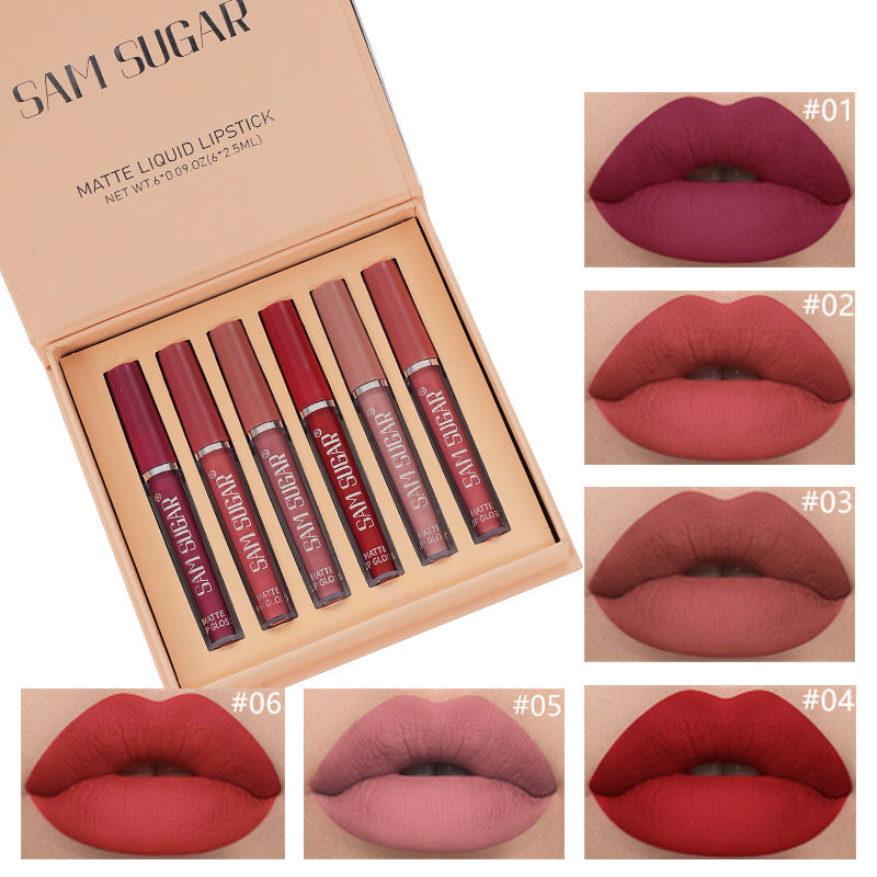 Velvet Palette Matte Lip Color Set