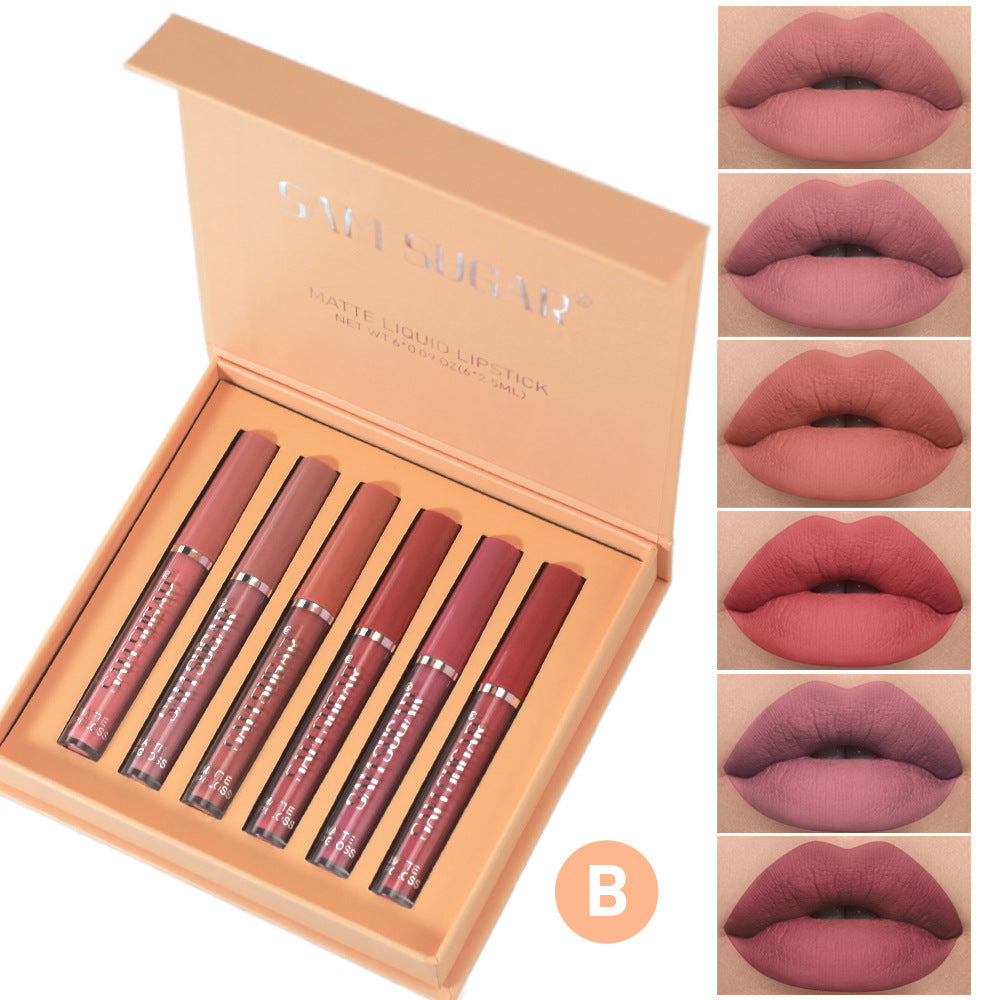 Velvet Palette Matte Lip Color Set