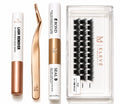 MJ ÉLEVÉ BEAUTY mixed-length lash clusters with bond seal remover and applicator